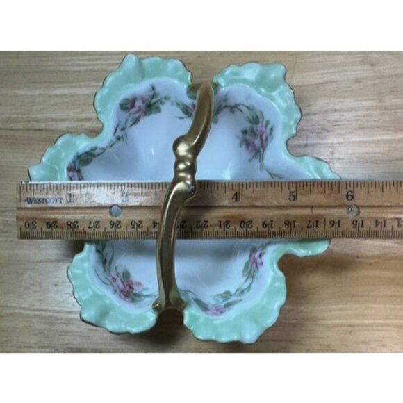 Noritake Nippon Candy Trinket Dish Hand Painted Fine Porcelain Antique Japan 6" - Picture 13 of 14